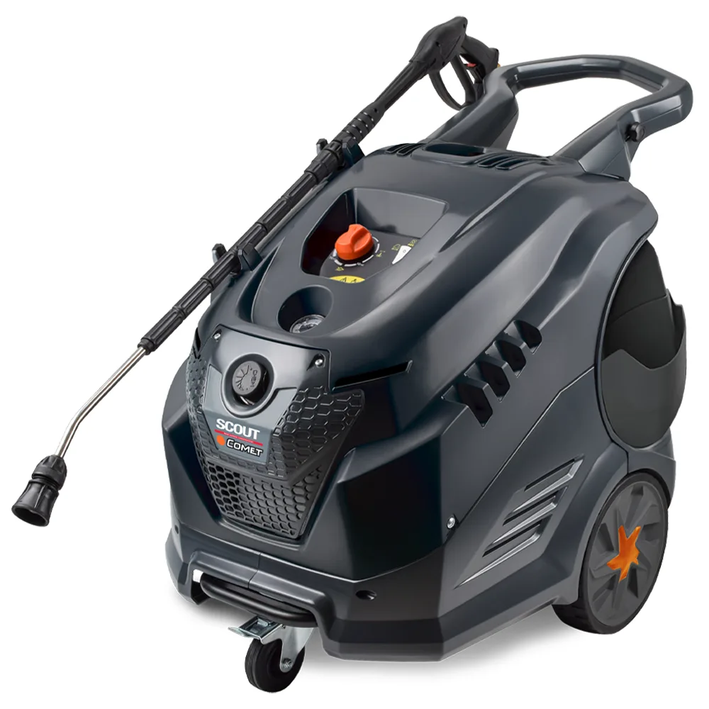Comet New Scout 150 Classic - Nettoyeur haute pression eau chaude professionnel - 150 bar max - 540 l/h