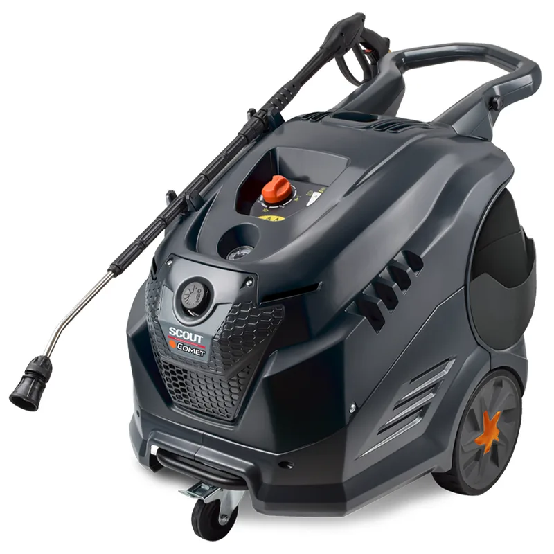 Comet New Scout 150 Classic - Nettoyeur haute pression eau chaude professionnel - 150 bar max - 540 l/h