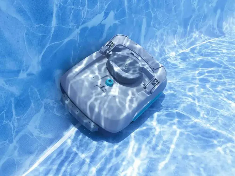 Robot nettoyeur de piscine à batterie Bestway Aquatronix Pro G300 - Avec skimmer intégré