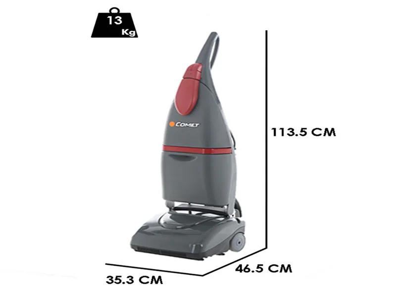 Comet CPS 29 EH - Autolaveuse électrique 3 en 1 : lave, sèche et aspire