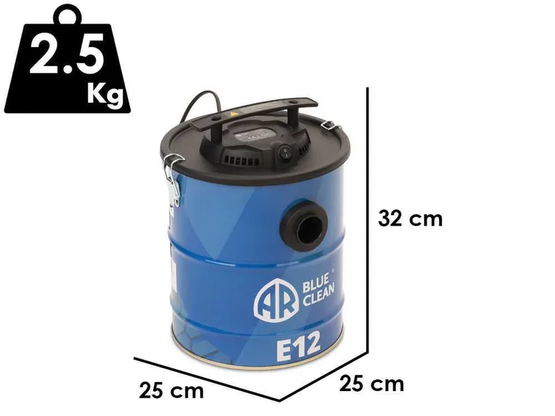 Annovi & Reverberi AR E12 - Aspirateur bidon à cendres - 600W - 12L