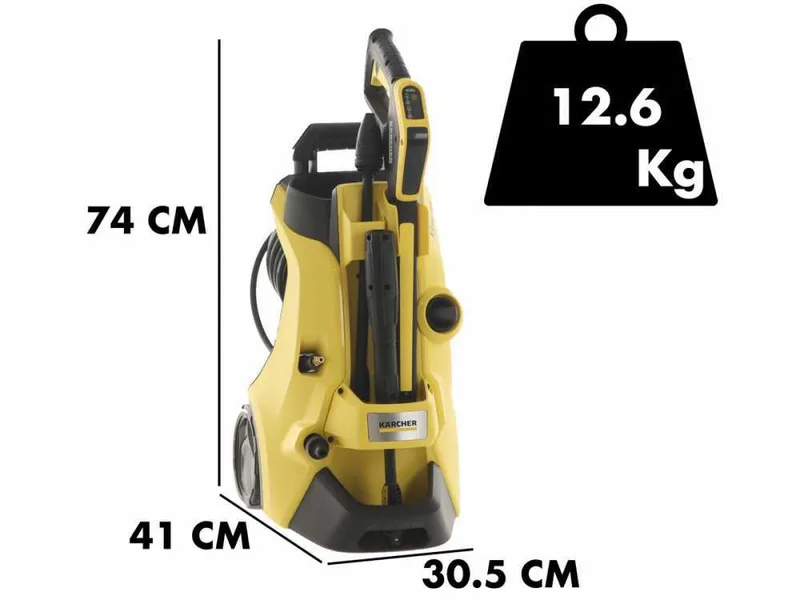 Nettoyeur haute pression électrique Karcher à eau froide K4 Power Control, 420 lt/h - 130 bars