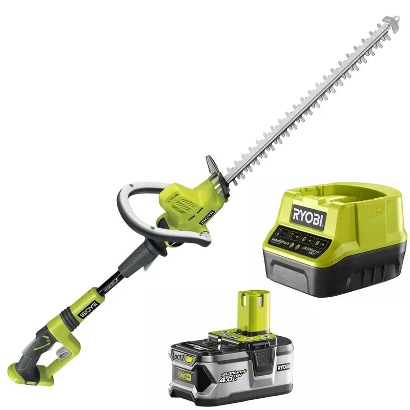 RYOBI OHT1850X - Taille-haie sur perche de rallonge à batterie - 18V/4Ah - Lame de 50cm