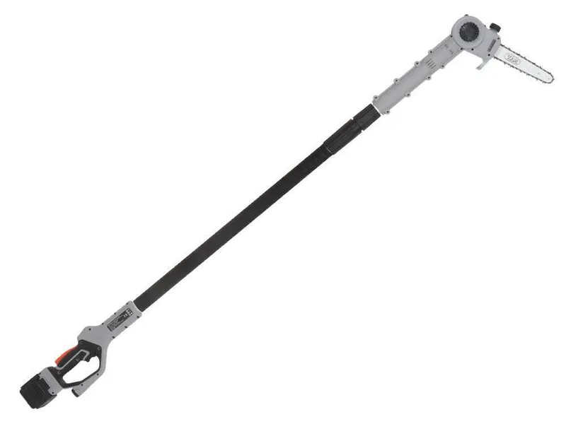 Volpi KVS8000P - Élagueuse à batterie sur perche télescopique avec tête inclinable - 2 x 21.6 V 4.0 Ah