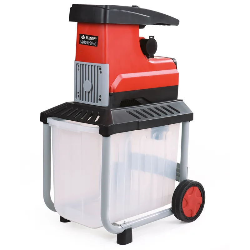 Blue Bird SH 2500 - Broyeur électrique - Avec bac de ramassage