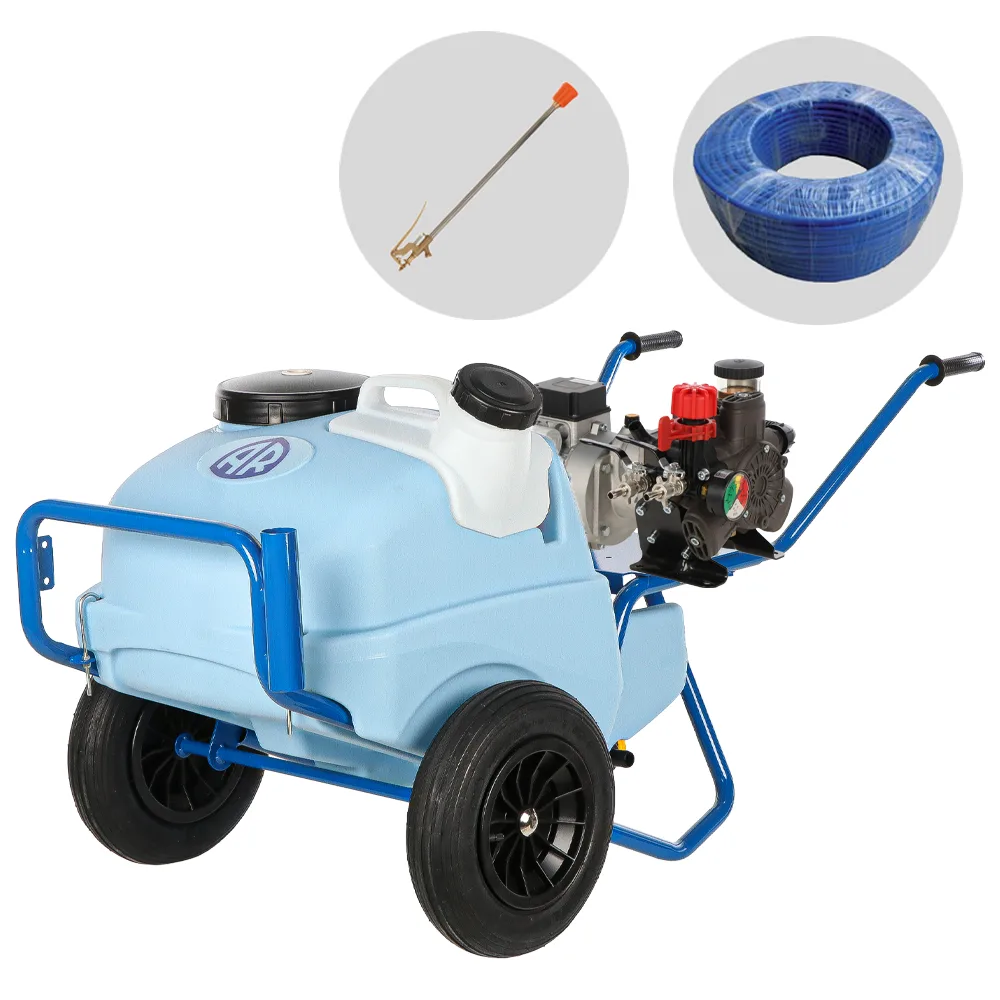 Annovi Reverberi CAR 130/P + AR 303 EM - Chariot avec cuve et pompe électrique de pulvérisation
