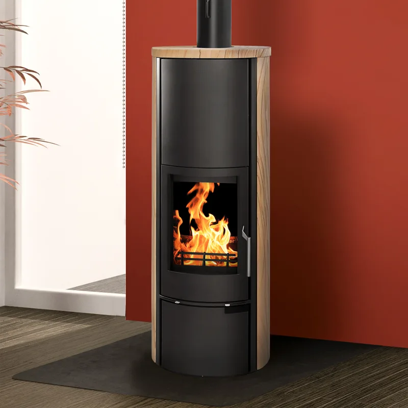 Schmitzker Vitoria Poêle à bois avec échangeur thermique Sunshine