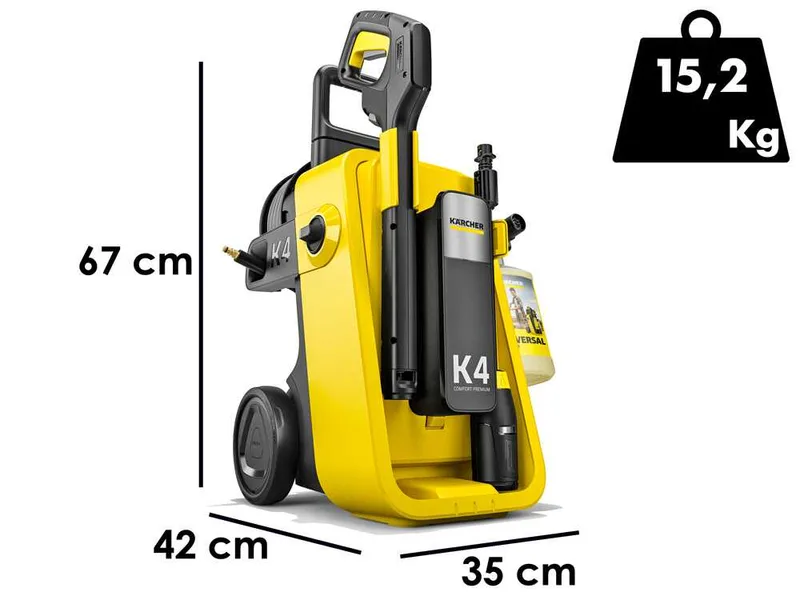 Karcher K4 Comfort Premium Home - Nettoyeur haute pression à eau froide - 130 bars - 420 L/h
