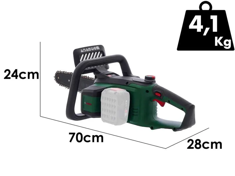 Bosch PKE18V-30-28 - Tronçonneuse à batterie - Guide de 30 cm