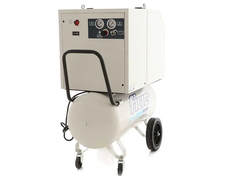 Fiac Silent AB90/360M - Compresseur d'air électrique monophasé à courroie - Moteur 3 CV - 90 L