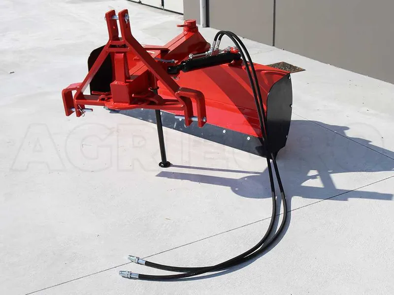 Niveleuse hydraulique à tracteur AgriEuro LLP180 - Série Lourde - Pivot d'attelage et lame rotatifs