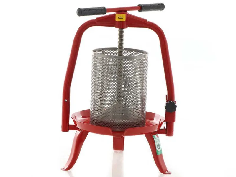 Baesso V20 - Pressoir à vis pour fruits et légumes 9 L – Cage en acier inoxydable