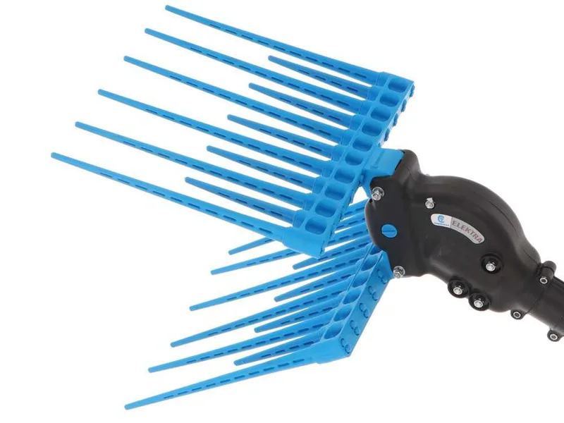 Campagnola Elektra - Perche en aluminium - 245 - 330 cm - Peigne vibreur électrique à batterie
