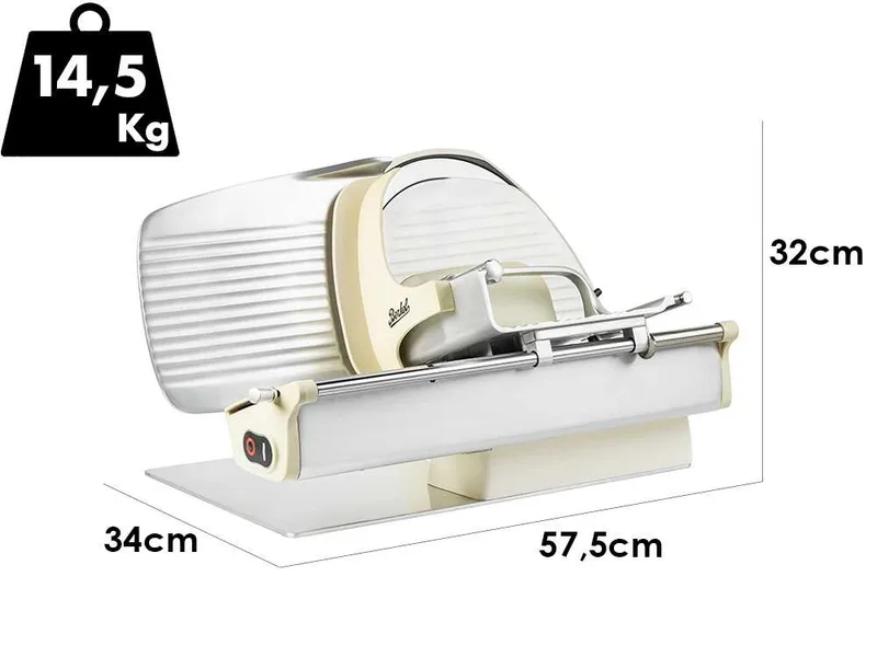 Berkel Home Line Plus 250 Crème Mate - Trancheuse avec lame 250 mm