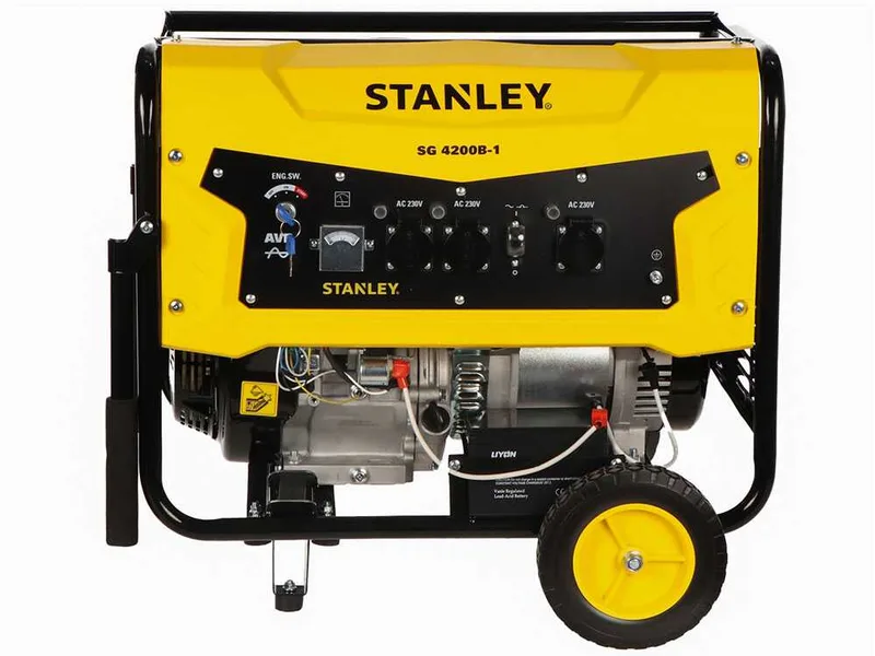 Stanley SG 4200B-1 - Groupe électrogène monophasé AVR - 4.3kW monophasé