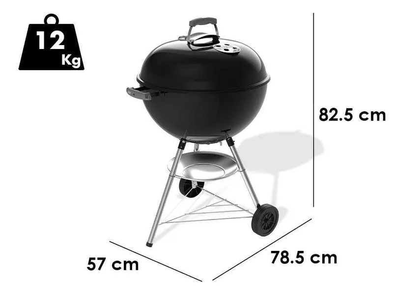 Weber Bar-B-Kettle 1502062 - Barbecue à charbon - Diamètre grille 57 cm