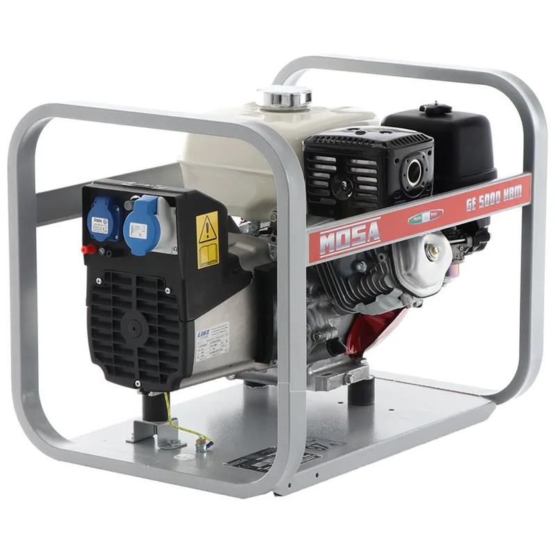 MOSA GE 5000 HBM - Groupe électrogène à essence 4.5 kW - Continu 3.6 kW Monophasé
