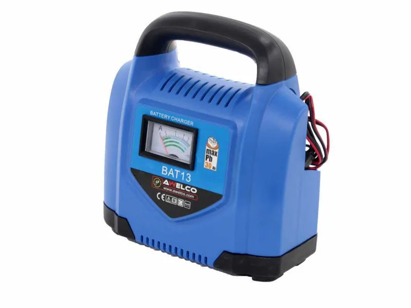 Awelco BAT 13 - Chargeur de batterie portable - alimentation monophasée - batteries 12V, de 10/30Ah
