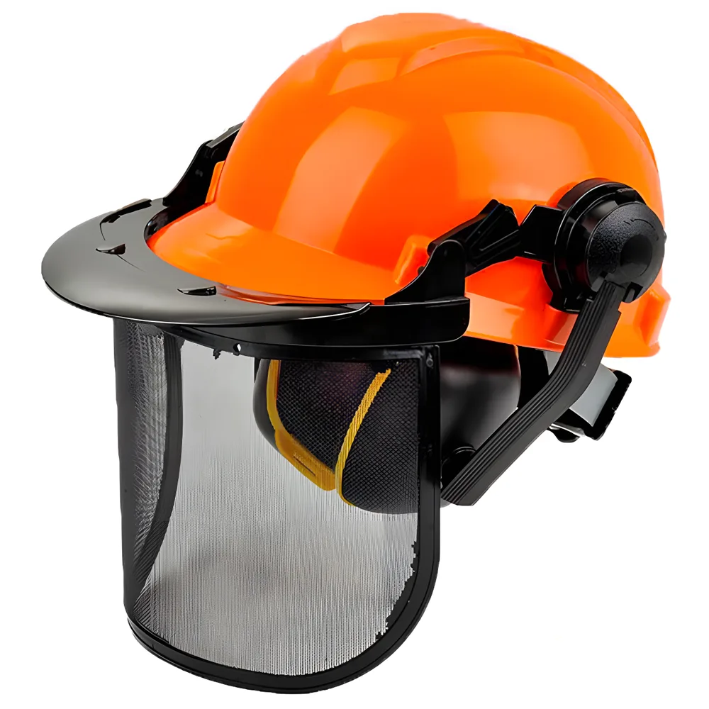 Casque de protection professionnel avec visière et casque - sécurité
