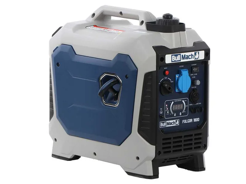 BullMach Fulgor 1800 - Groupe électrogène à inverter 2 Kw - Continu 1,8 kW monophasé