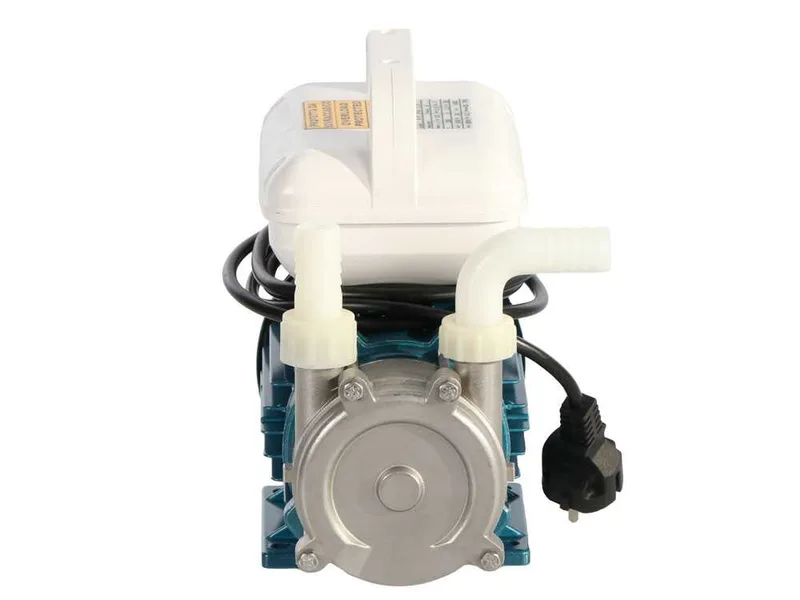 Tellarini ALM 20-SR - Pompe électrique de transfert pour huile en acier inoxydable - Raccord en nylon droits + courbés - Monophasée - 230V - Choisissez vos raccords