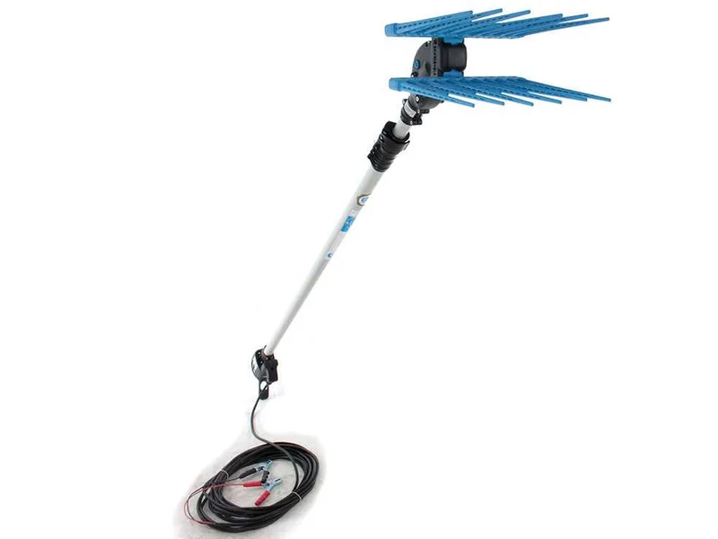 Campagnola Elektra - Perche en aluminium - 210 - 280 cm - Peigne vibreur électrique à batterie