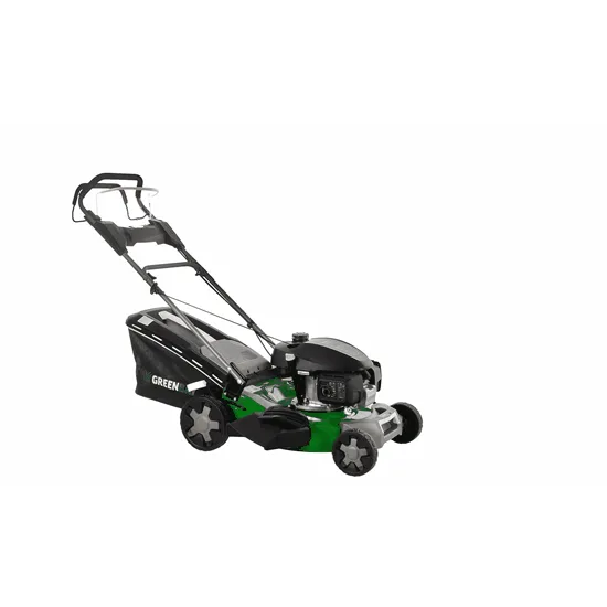 GreenBay GB-LM 51 H MY25 - Tondeuse à gazon thermique tractée - 4 en 1 - Moteur Honda GCVx170 - Largeur de coupe 51 cm