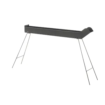 Mille BBQ-100 Go - Barbecue spécial pour brochettes à charbon - 100x14 cm