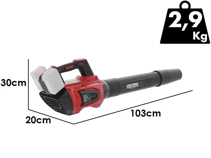 GeoTech X-Line BL-40V - Souffleur de feuilles sur batterie - 40 V