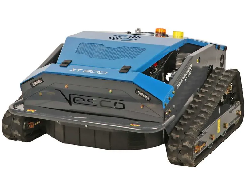Vesco XT 800 - Robot débroussailleur à chenilles hybride (moteur thermique + batterie) - Radiocommandé