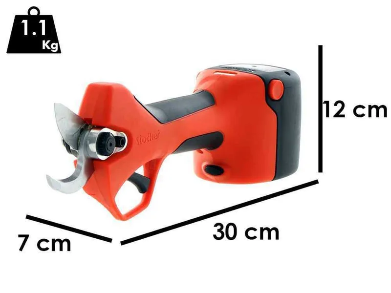 Stocker Magma E-35TP - Sécateur de taille sur perche - 21.6V 2.6Ah - 160/240 cm