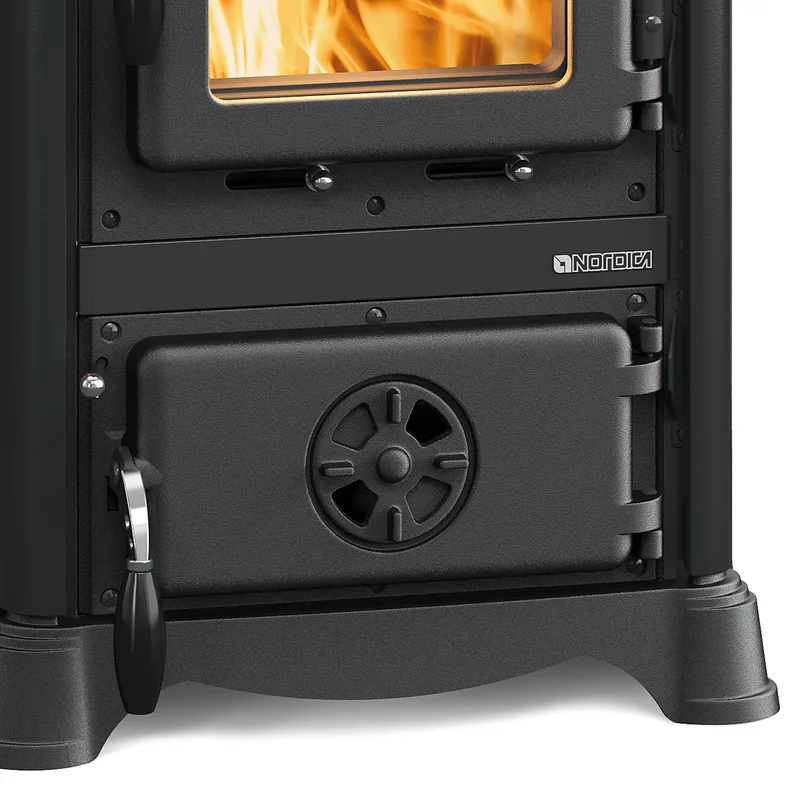 La Nordica Emiliana 16 poêle à bois acier noir anthracite