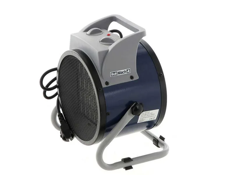 BullMach BM-EFH 2RC - Générateur d'air chaud électrique - élément chauffant en céramique - 2kW