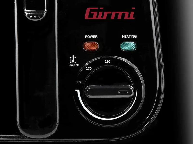 Girmi FG21 - Friteuse compacte 2,5 L avec panier