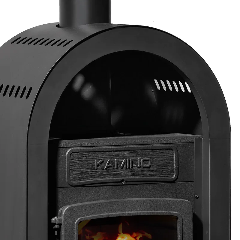 Wamsler Kamino 10960F poêle d’atelier noir sortie de fumée supérieure