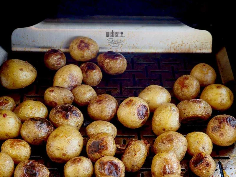 Plat de cuisson Deluxe en acier inox Weber