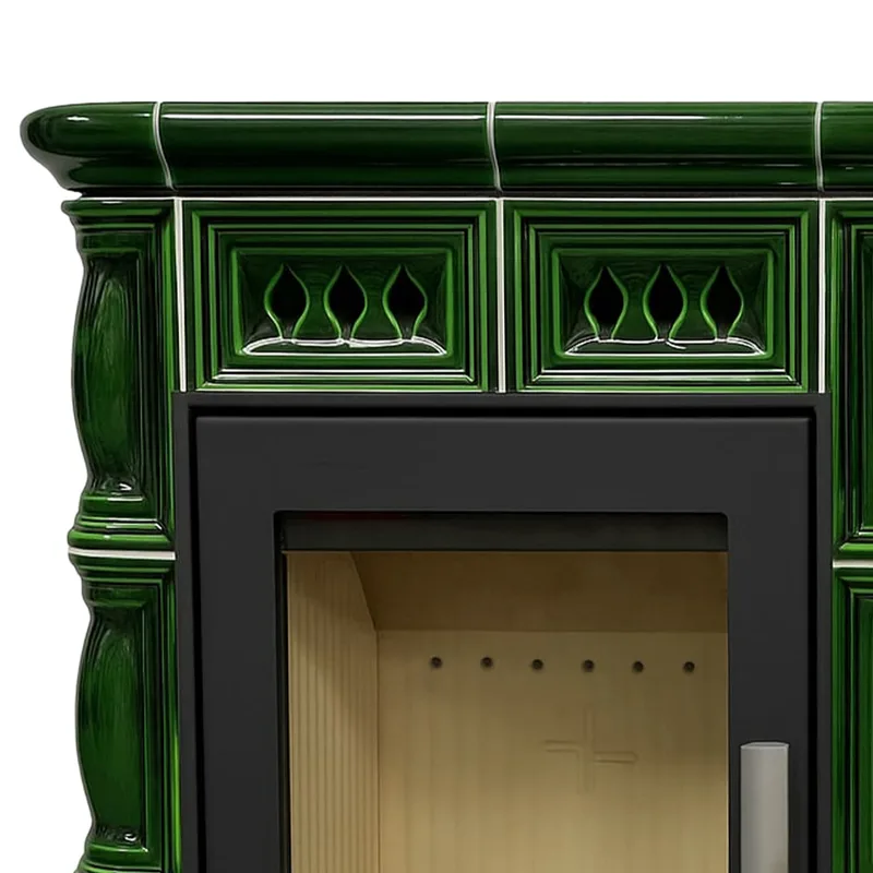 Haas+Sohn TREVISO III 246.37 poêle à bois perl-noir/vert