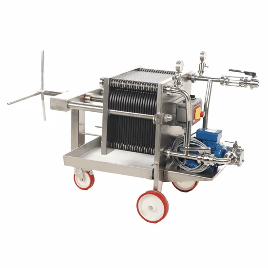 Enotecnica Pillan FC42 - Filtre à vin professionnel de 20 cartons 40x40 cm - Châssis et pompe INOX