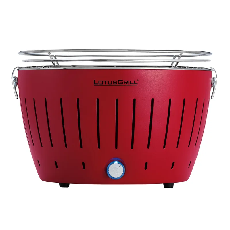 LotusGrill LG G34 U RD - Barbecue portable d'extérieur - Coque rouge