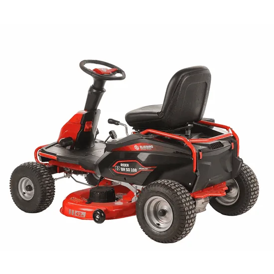 Blue Bird BR SD 108 - Tracteur tondeuse à batterie 48V/75Ah - Largeur de coupe 108 cm
