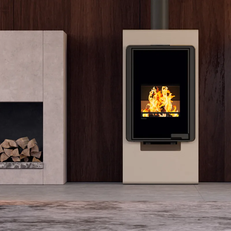 HS Flamingo Deluxe Singa Poêle à bois Crème