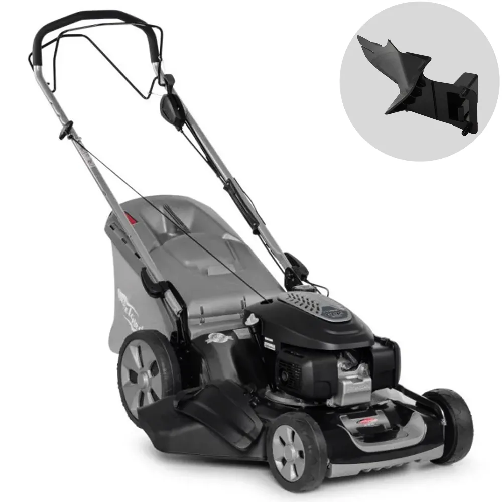Tondeuse à gazon thermique autotractée CastelGarden XS 55 HV - 4 en 1 - Coupe de 53 cm - Moteur Honda GCVx 200