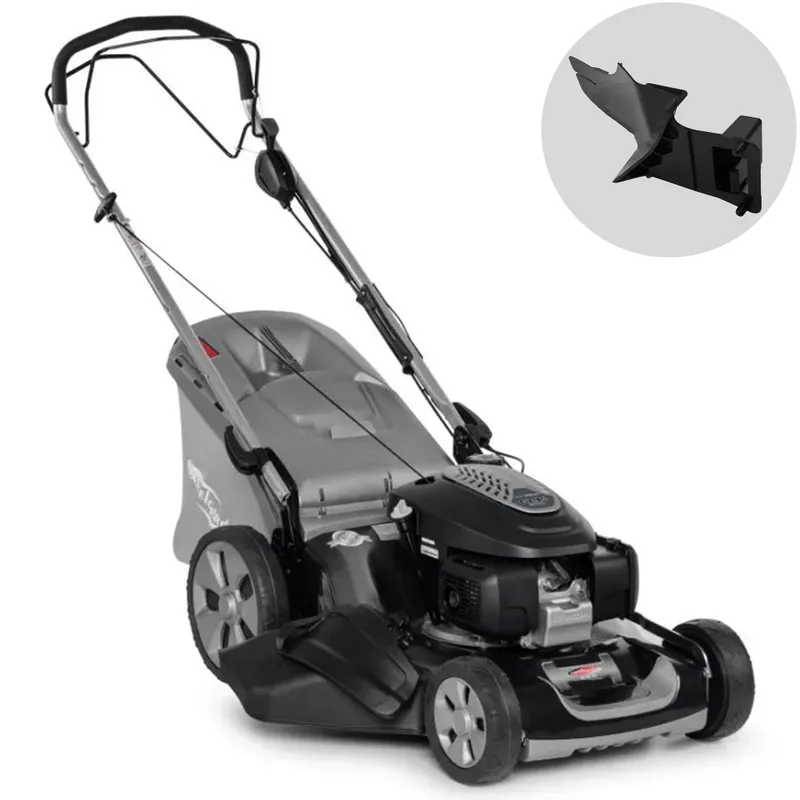 Tondeuse à gazon thermique autotractée CastelGarden XS 55 HV - 4 en 1 - Coupe de 53 cm - Moteur Honda GCVx 200