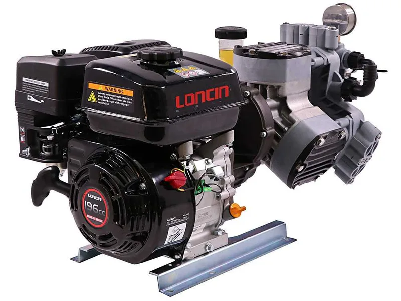 Comet MTP P40/20 BA (CE) - Motopompe thermique pour pulvérisation - moteur Loncin G200F - version pour acides et produits chimiques