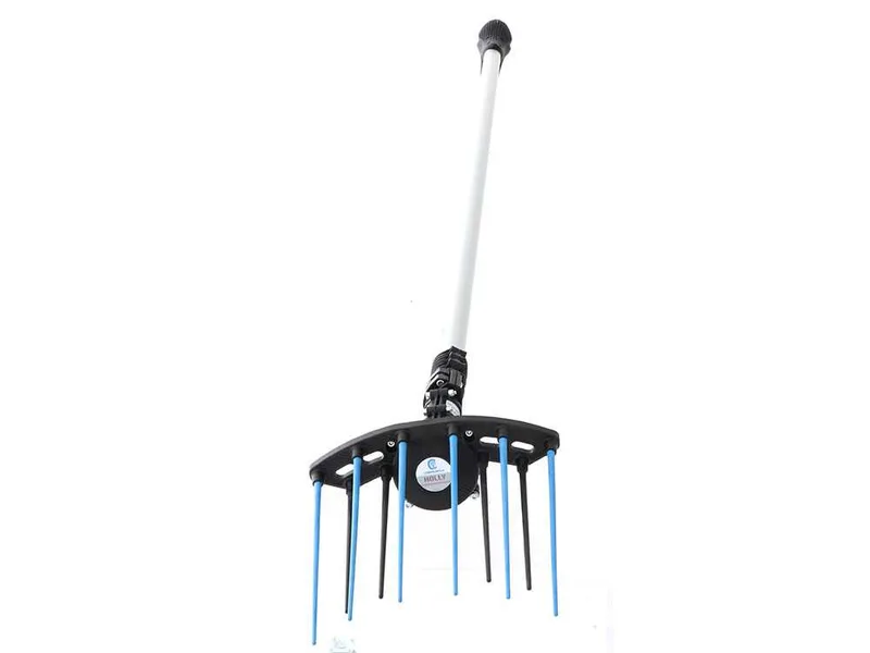 Peigne vibreur électrique à batterie Campagnola Nuovo Holly 58V - perche télescopique aluminium 150-220 cm