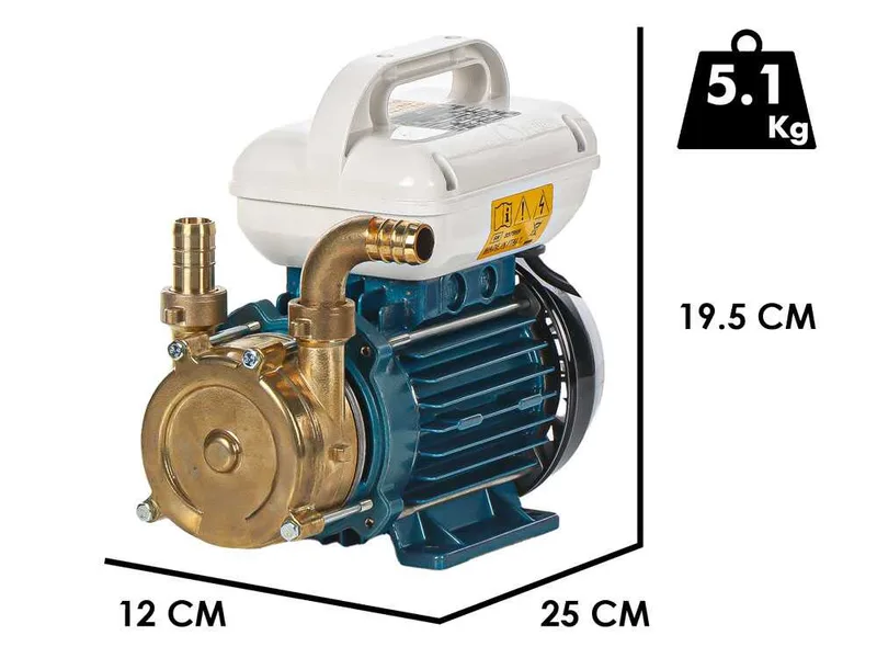 Tellarini EEM 20 - Pompe de transfert en laiton - Monophasé - 230V