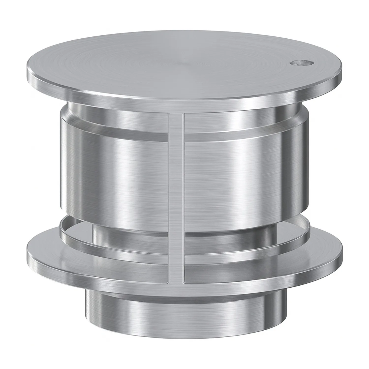 Schiedel ICS chapeau de pluie AntiSplash couvercle rabattable Ø180 mm double paroi brillant