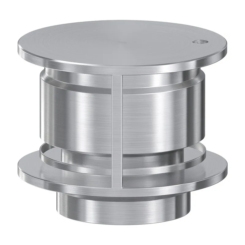 Schiedel ICS chapeau de pluie AntiSplash couvercle rabattable Ø180 mm double paroi brillant