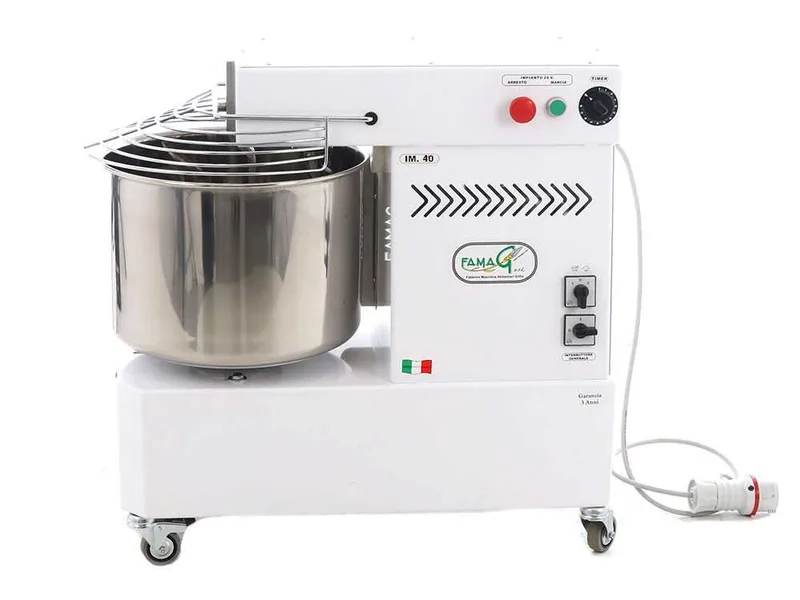 Pétrin à spirale Famag IM 40 - 400 triphasé 2 vitesses, 38KG professionnel