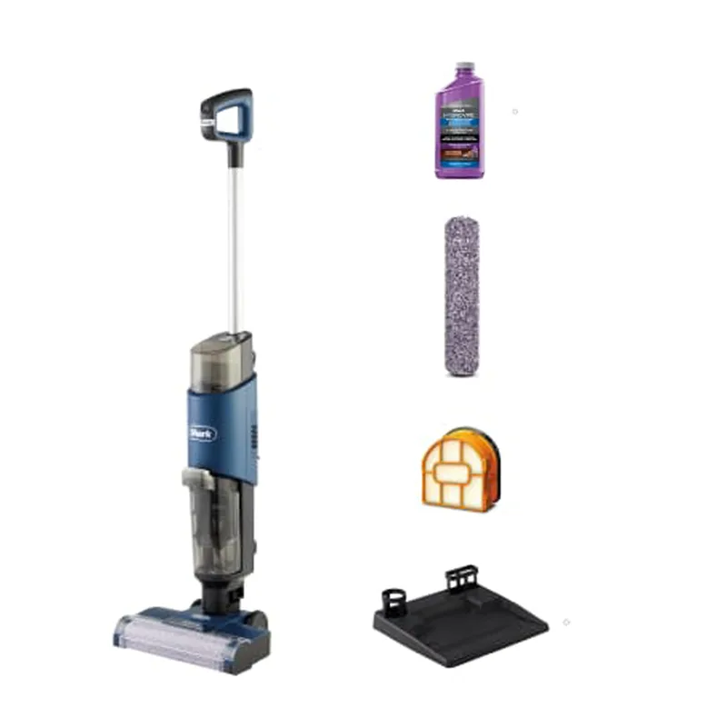 Shark HydroVac WD100EU - Nettoyeur de sols à batterie - 3 en 1 : lave et aspire